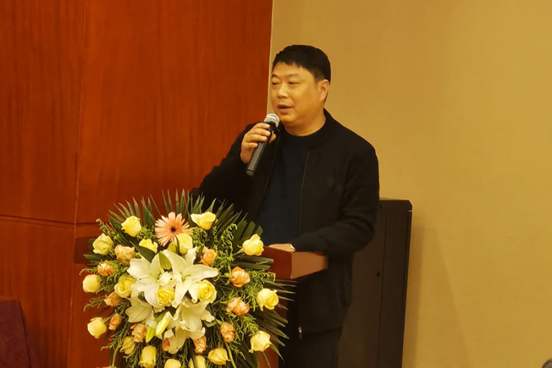 合肥市華豐印務有限公司總經理景波登臺發言
